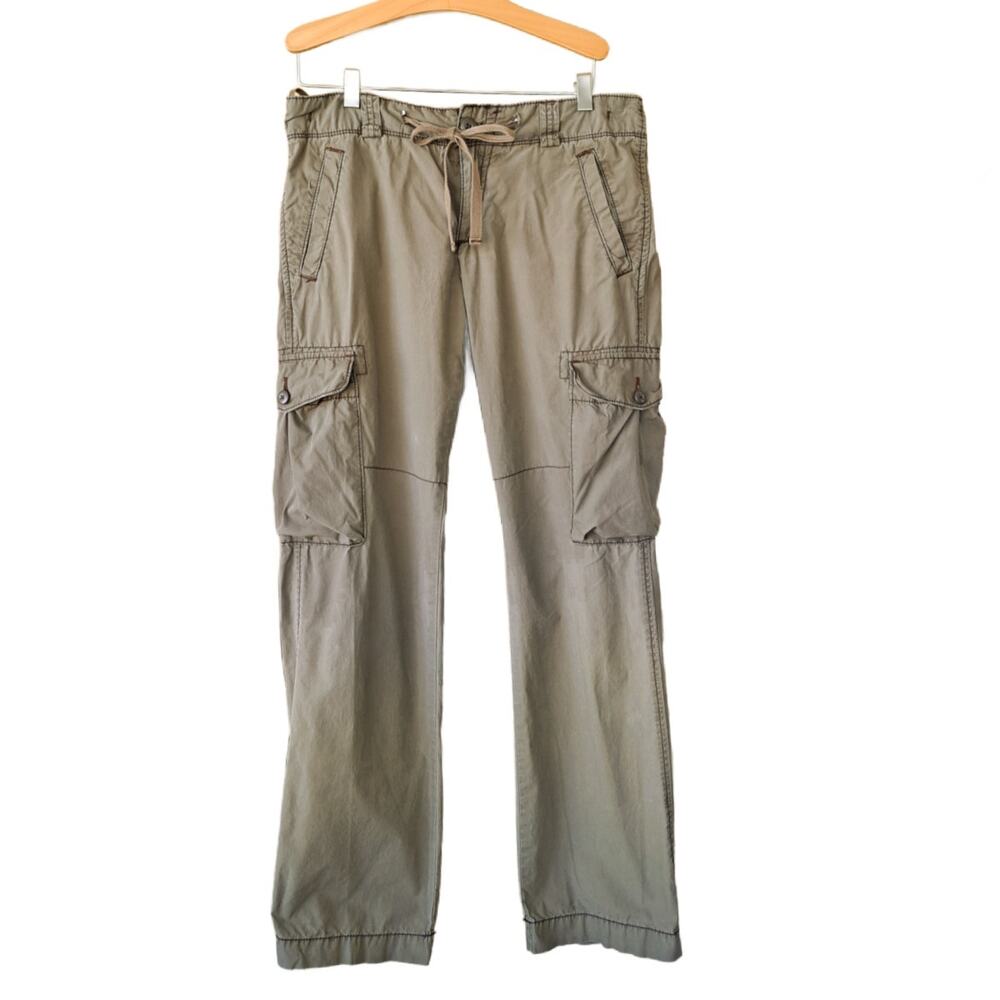 Ralph Lauren Women's Tan Straight-Leg Cargo Pants - Picture 3 of 8
